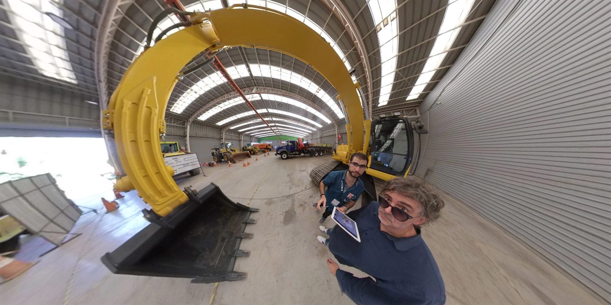 Equipo Virtual 3D en terreno